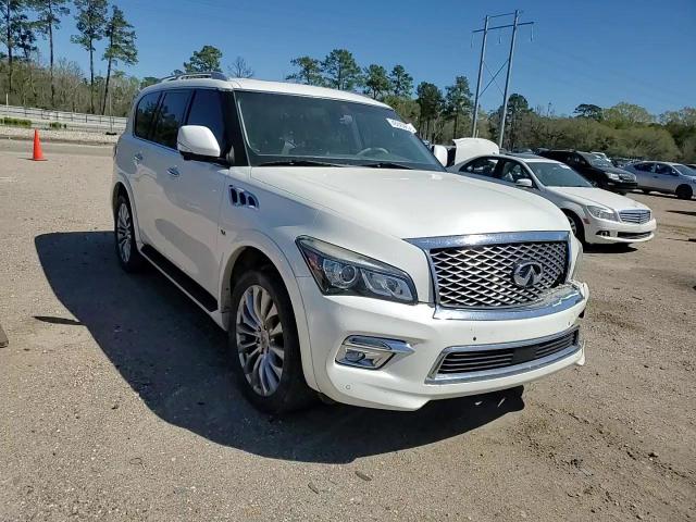2016 Infiniti QX80 VIN JN8AZ2NF5G9612823 Copart auction photo, front end / minor dent/scratches damage thumbnail 11