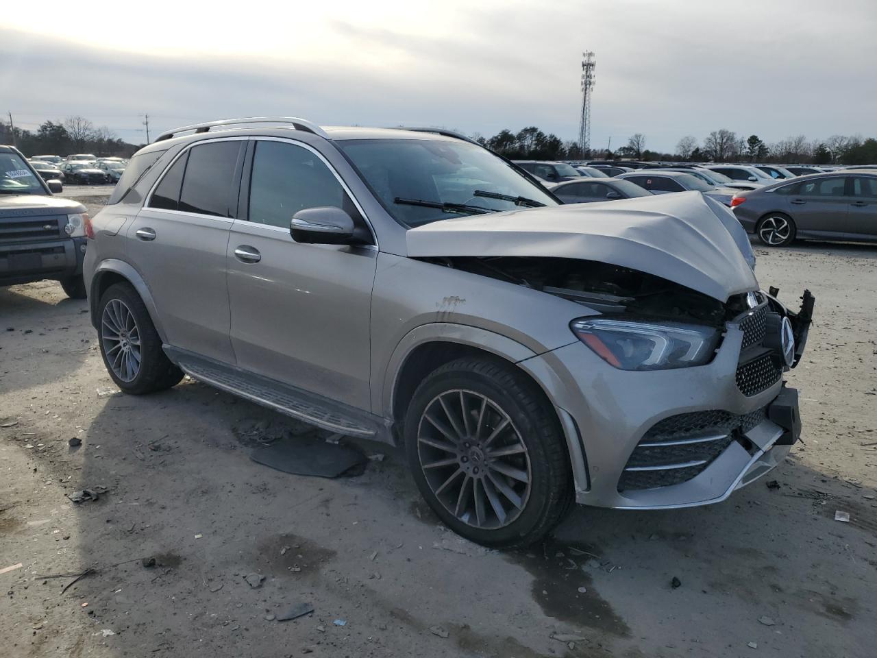 2020 Mercedes-Benz GLE VIN 4JGFB4KBXLA137564 Copart auction photo, front end damage thumbnail 4