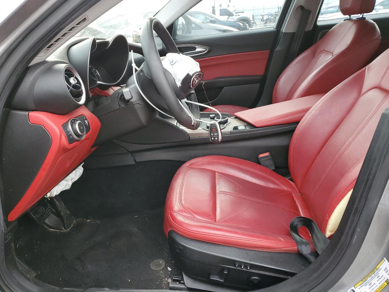 2017 Alfa Romeo Giulia VIN ZARFAECN5H7544840 Copart auction photo, side / front end damage thumbnail 7