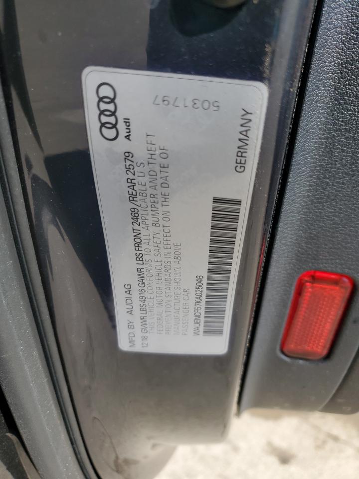 2019 Audi A5 VIN WAUENCF57KA025046 Copart auction photo, minor dent/scratches / hail damage thumbnail 12