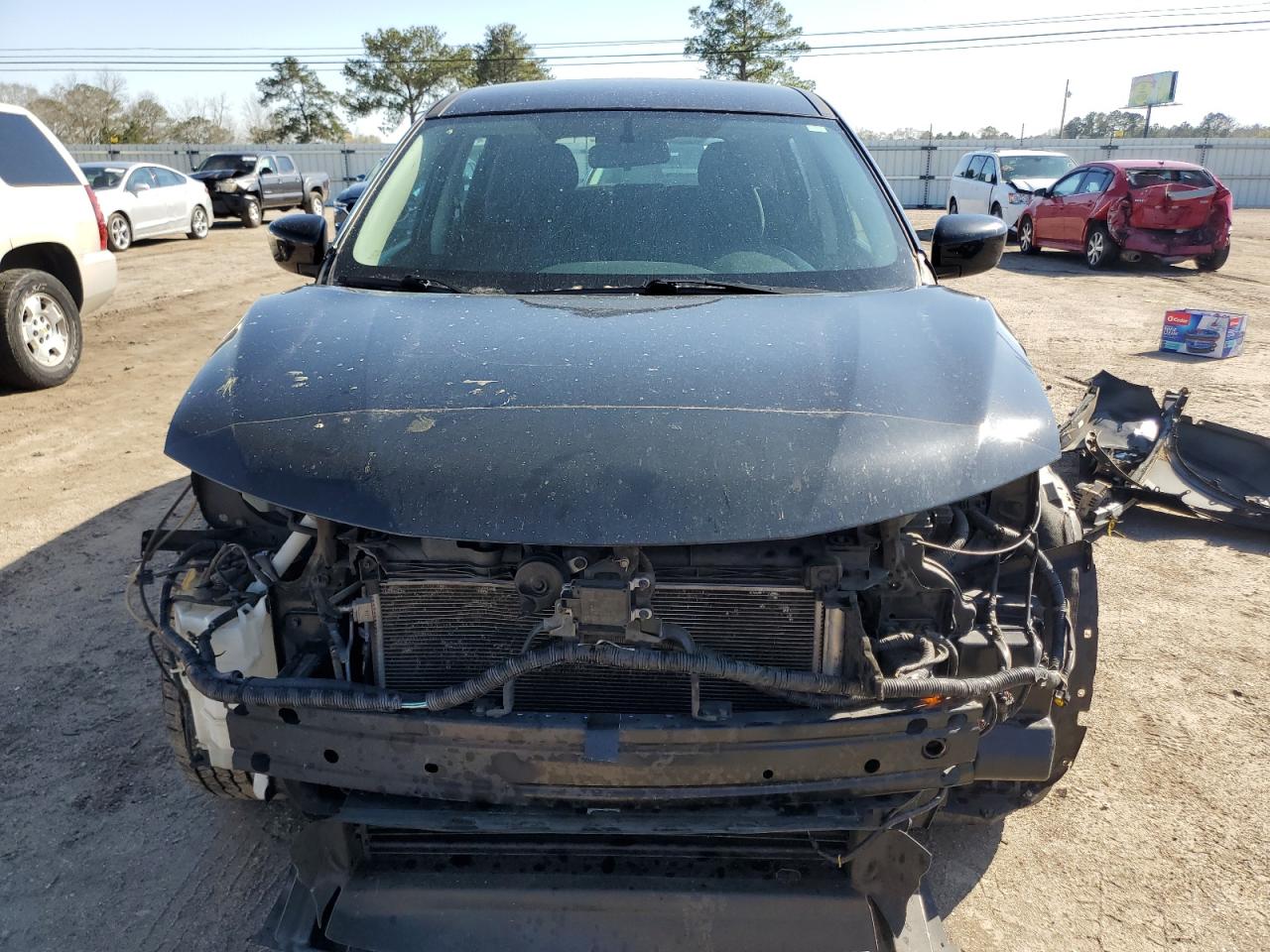 2018 Nissan Rogue VIN KNMAT2MT9JP598173 Copart auction photo, front end / side damage thumbnail 5
