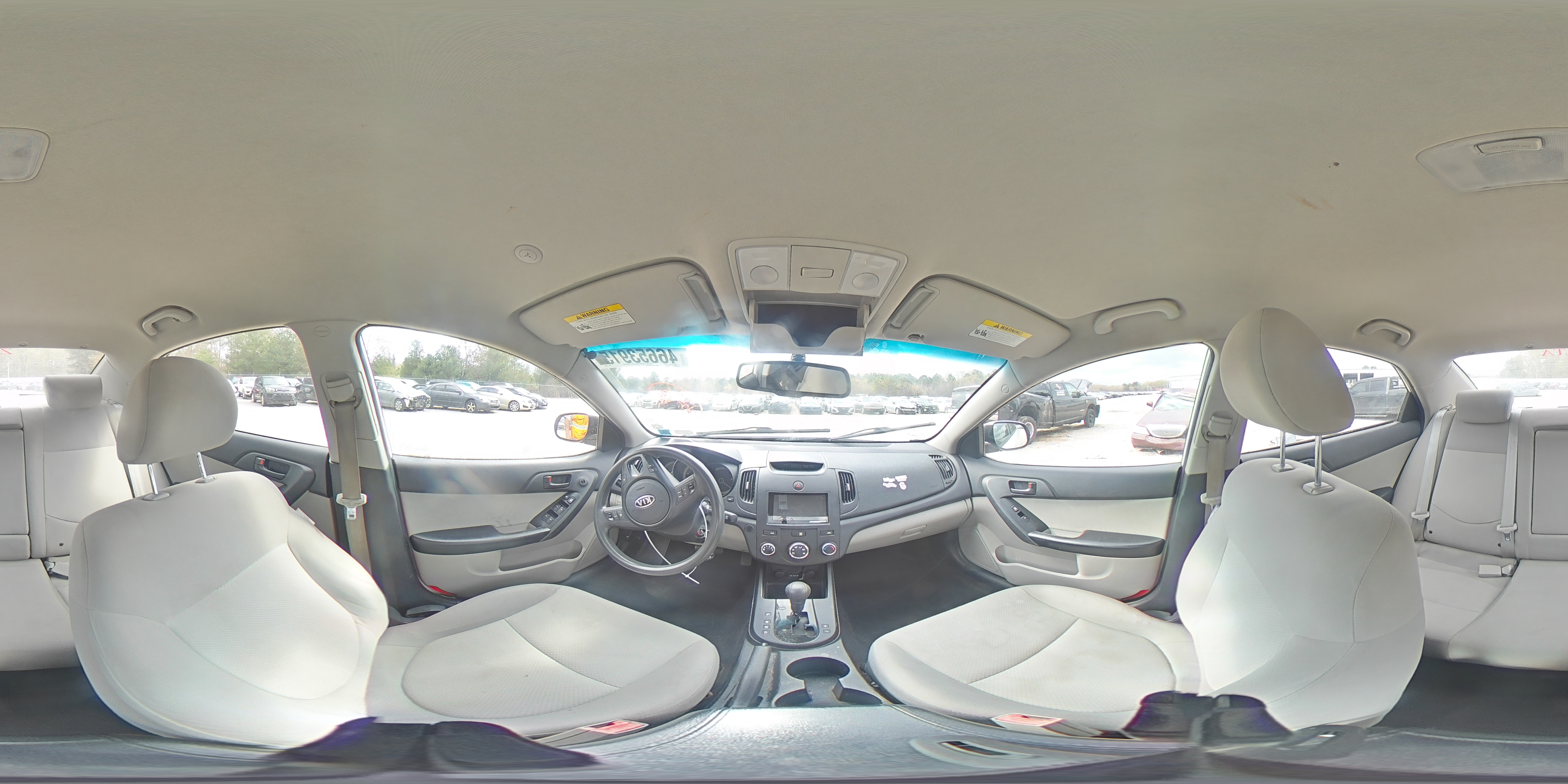 2010 KIA Forte VIN KNAFU4A23A5184986 Copart auction photo, front end damage thumbnail 13