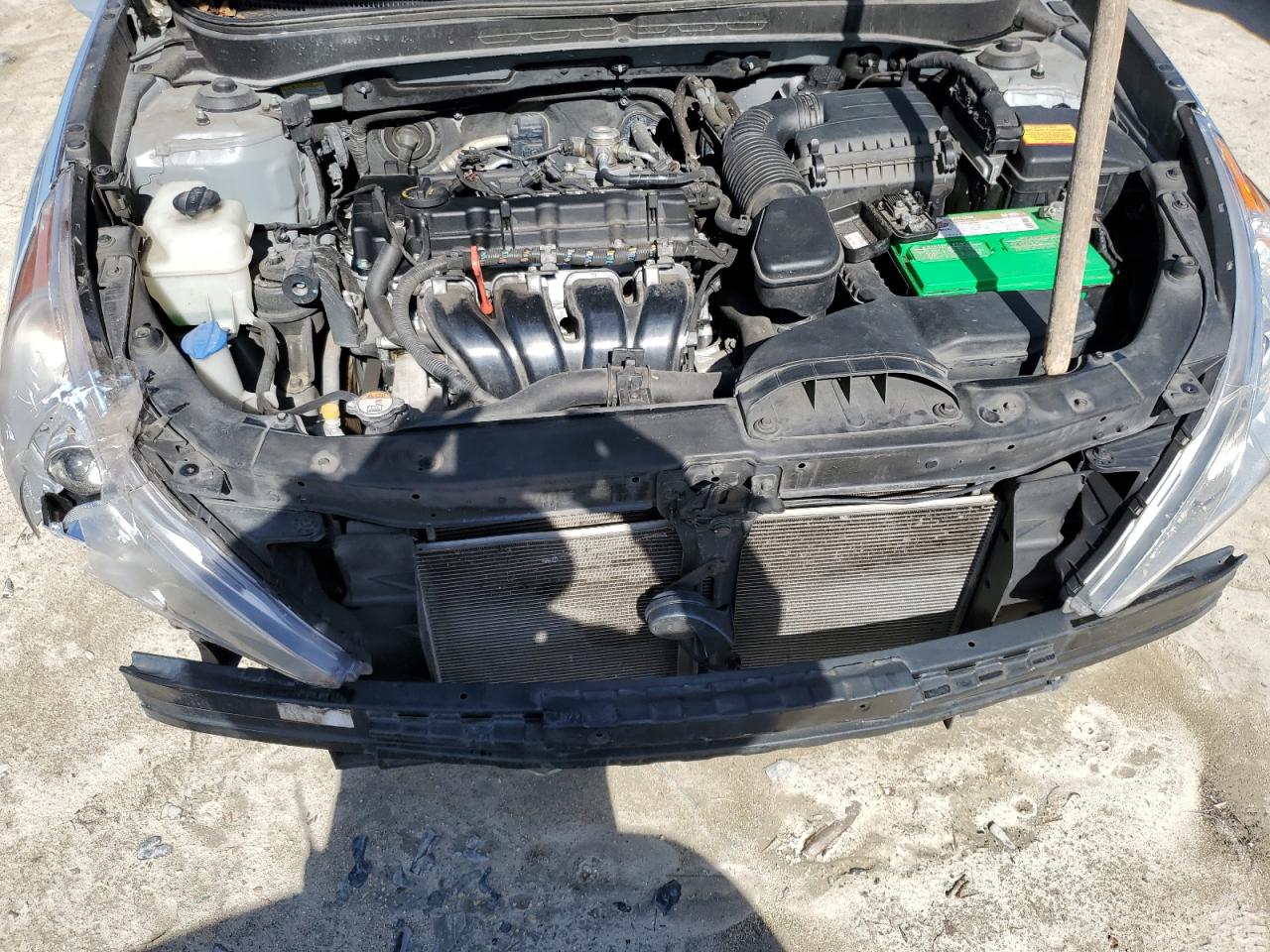 2013 Hyundai Sonata VIN 5NPEB4AC1DH718360 Copart auction photo, front end damage thumbnail 11