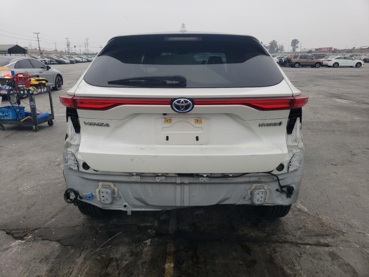 2021 Toyota Venza VIN JTEAAAAH5MJ072299 Copart auction photo, front end / rear end damage thumbnail 6
