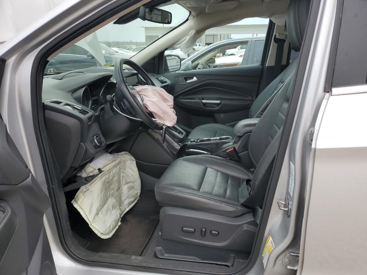 2014 Ford Escape VIN 1FMCU0JX7EUC46617 Copart auction photo, front end / side damage thumbnail 7
