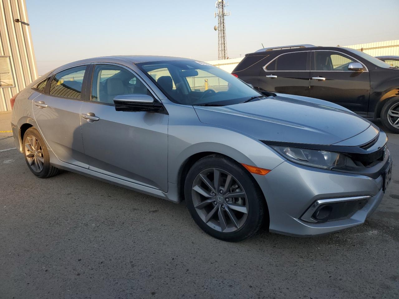 2019 Honda Civic VIN 19XFC1F3XKE206087 Copart auction photo, mechanical damage thumbnail 4