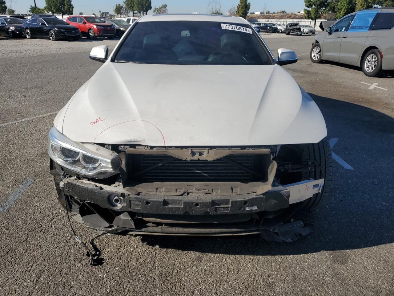 2016 BMW 4er VIN WBA3N7C5XGK228081 Copart auction photo, front end damage thumbnail 5