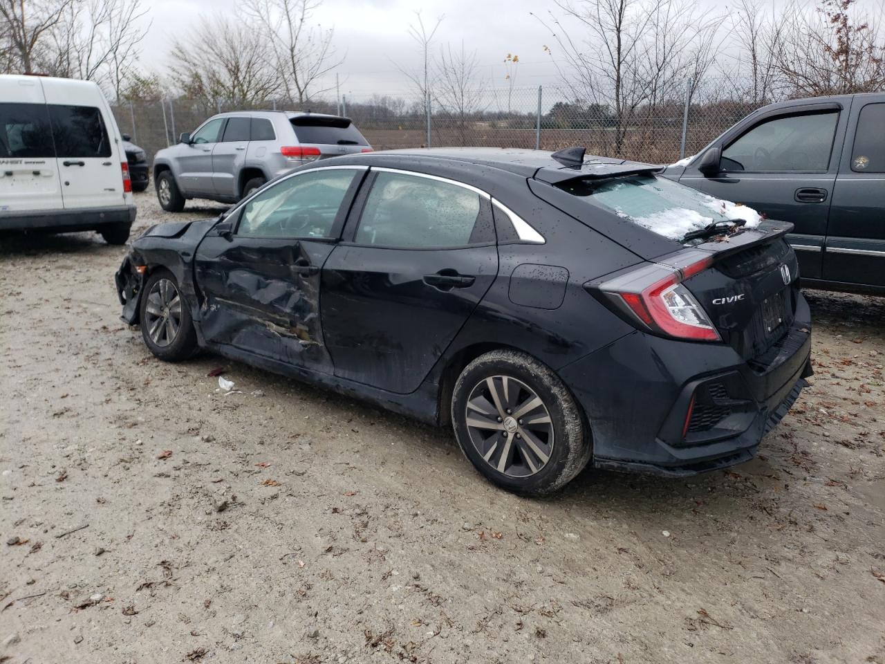 2020 Honda Civic VIN SHHFK7H38LU414966 Copart auction photo, side / front end damage thumbnail 2