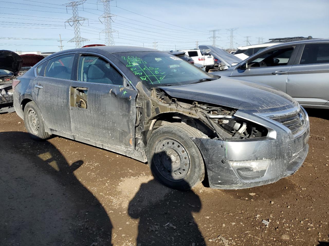 2015 Nissan Altima VIN 1N4AL3AP8FC135331 Copart auction photo, side damage thumbnail 4