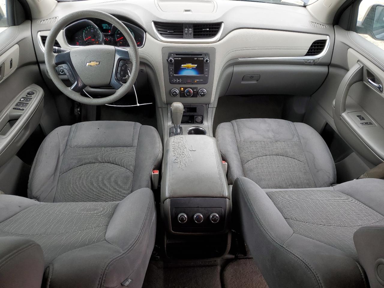 2013 Chevrolet Traverse VIN 1GNKRFKD5DJ103374 Copart auction photo, front end / rear end damage thumbnail 8