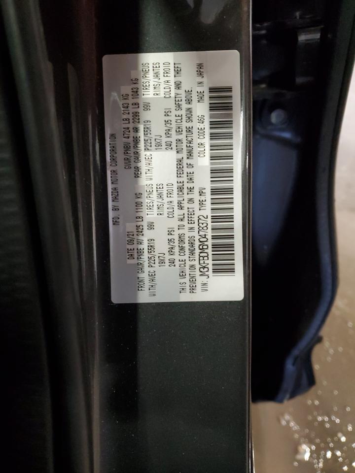 2021 Mazda CX-5 VIN JM3KFBDM6M0478372 Copart auction photo, front end damage thumbnail 13
