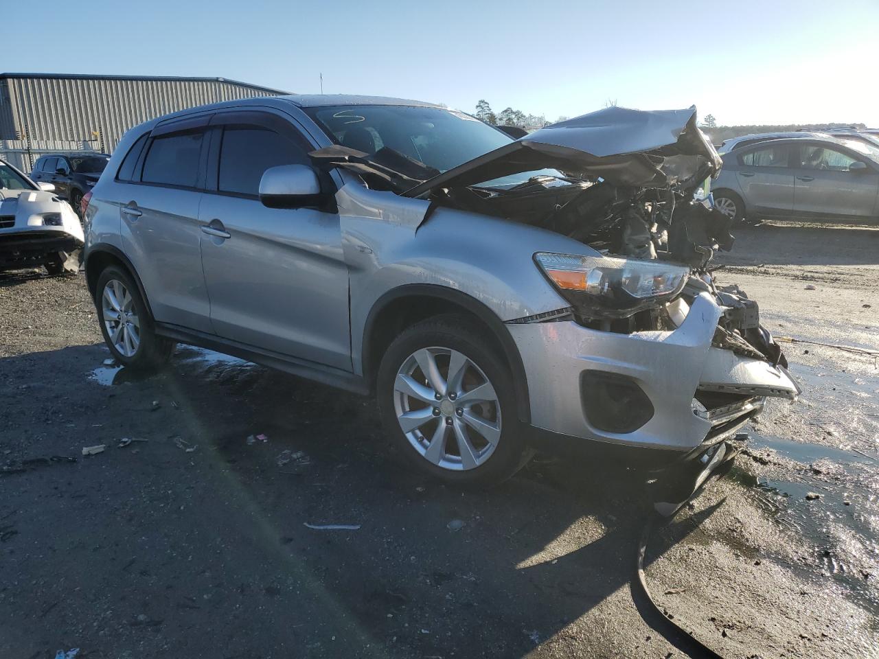 2015 Mitsubishi Outlander VIN 4A4AP3AU6FE005226 Copart auction photo, front end damage thumbnail 4