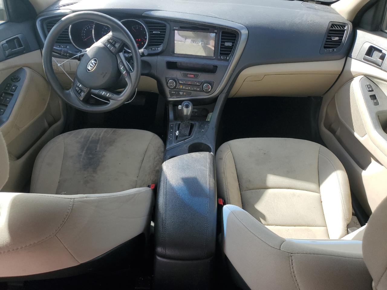 2013 KIA Optima VIN KNAGM4A7XD5371985 Copart auction photo, front end / undercarriage damage thumbnail 8