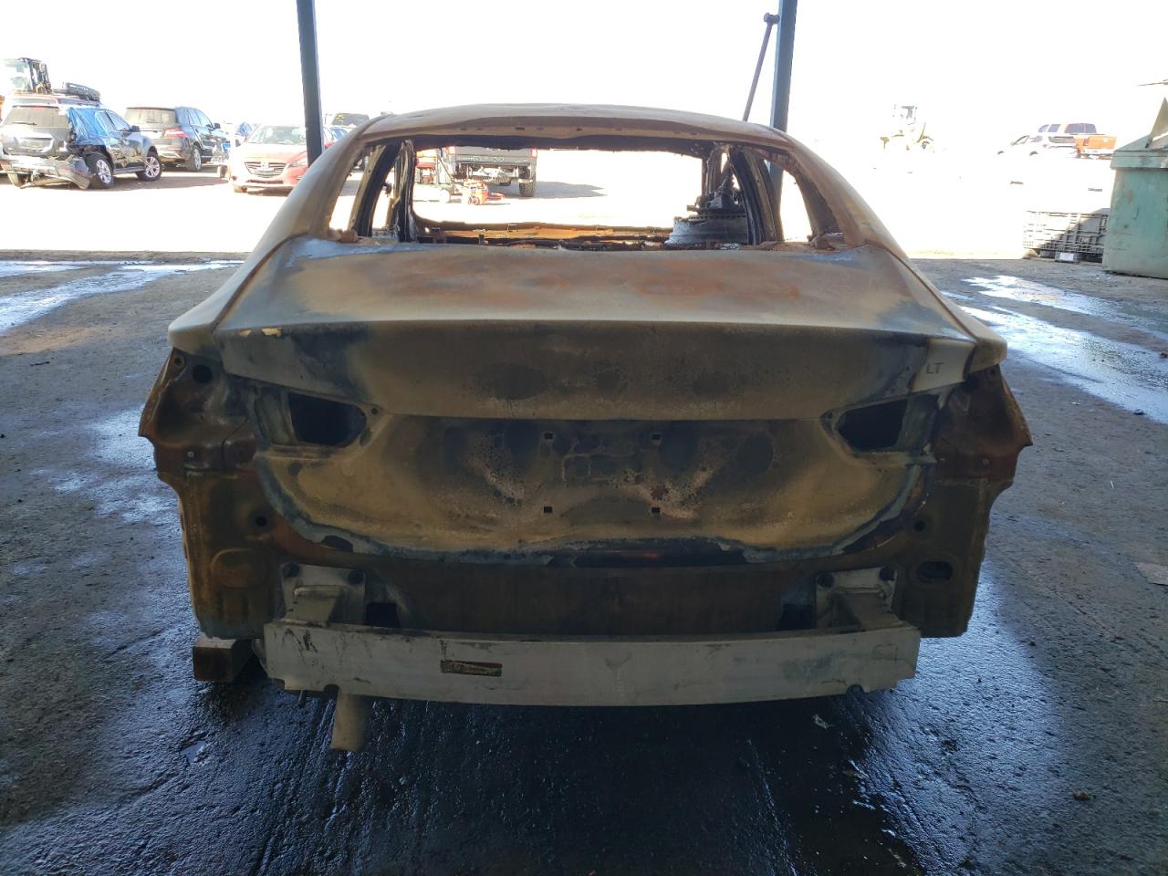 2022 Chevrolet Malibu VIN 1G1ZD5ST4NF136533 Copart auction photo, burn damage thumbnail 6