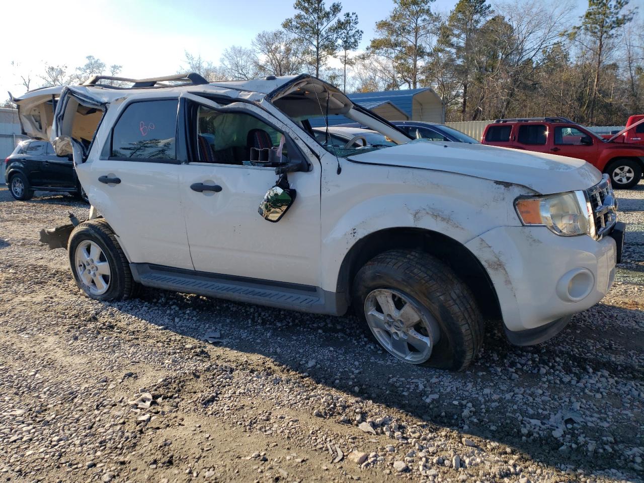 2012 Ford Escape VIN 1FMCU0D75CKA03361 Copart auction photo, all over damage thumbnail 4