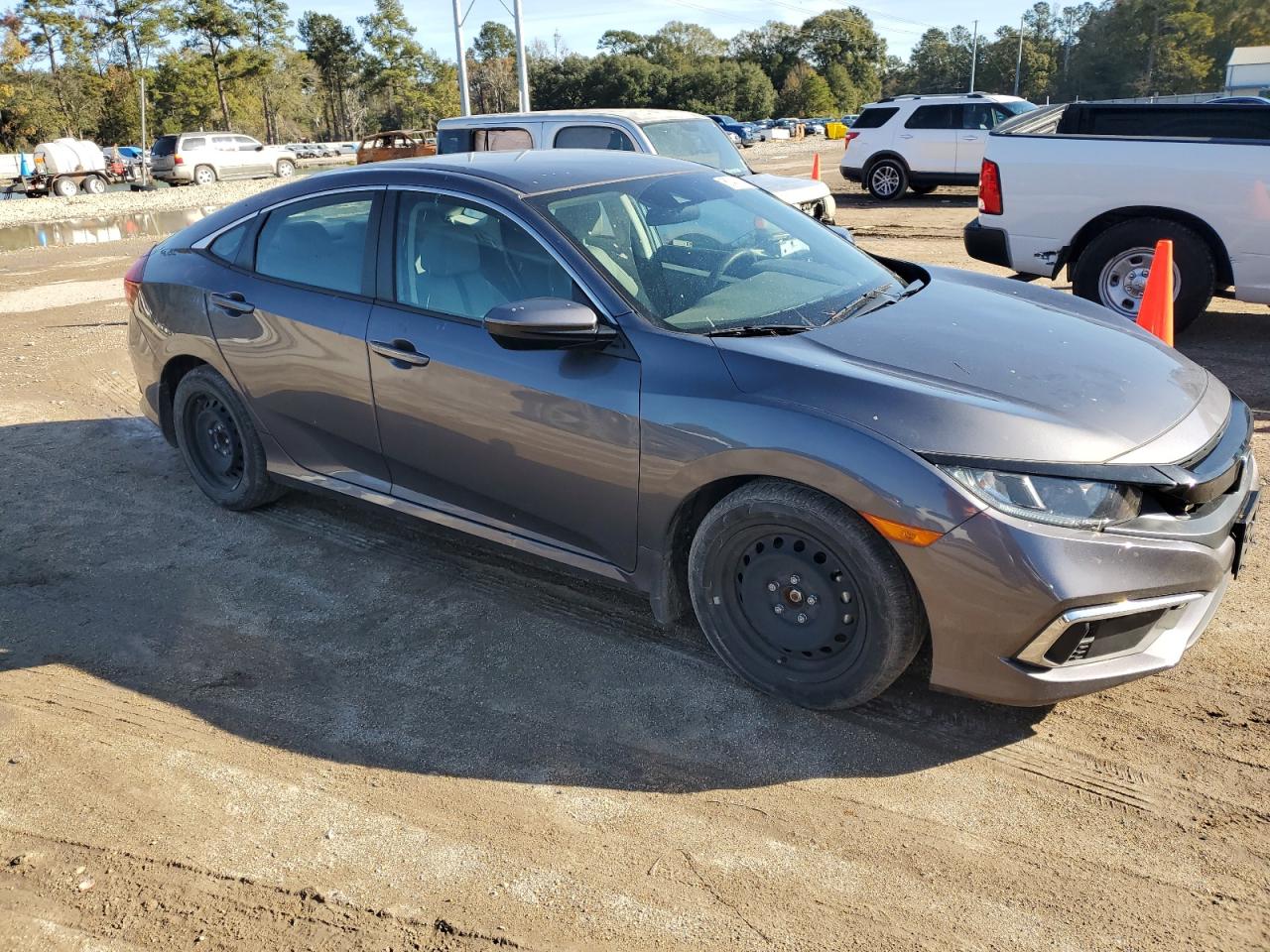 2021 Honda Civic VIN 2HGFC2F69MH510892 Copart auction photo, side / rear end damage thumbnail 4
