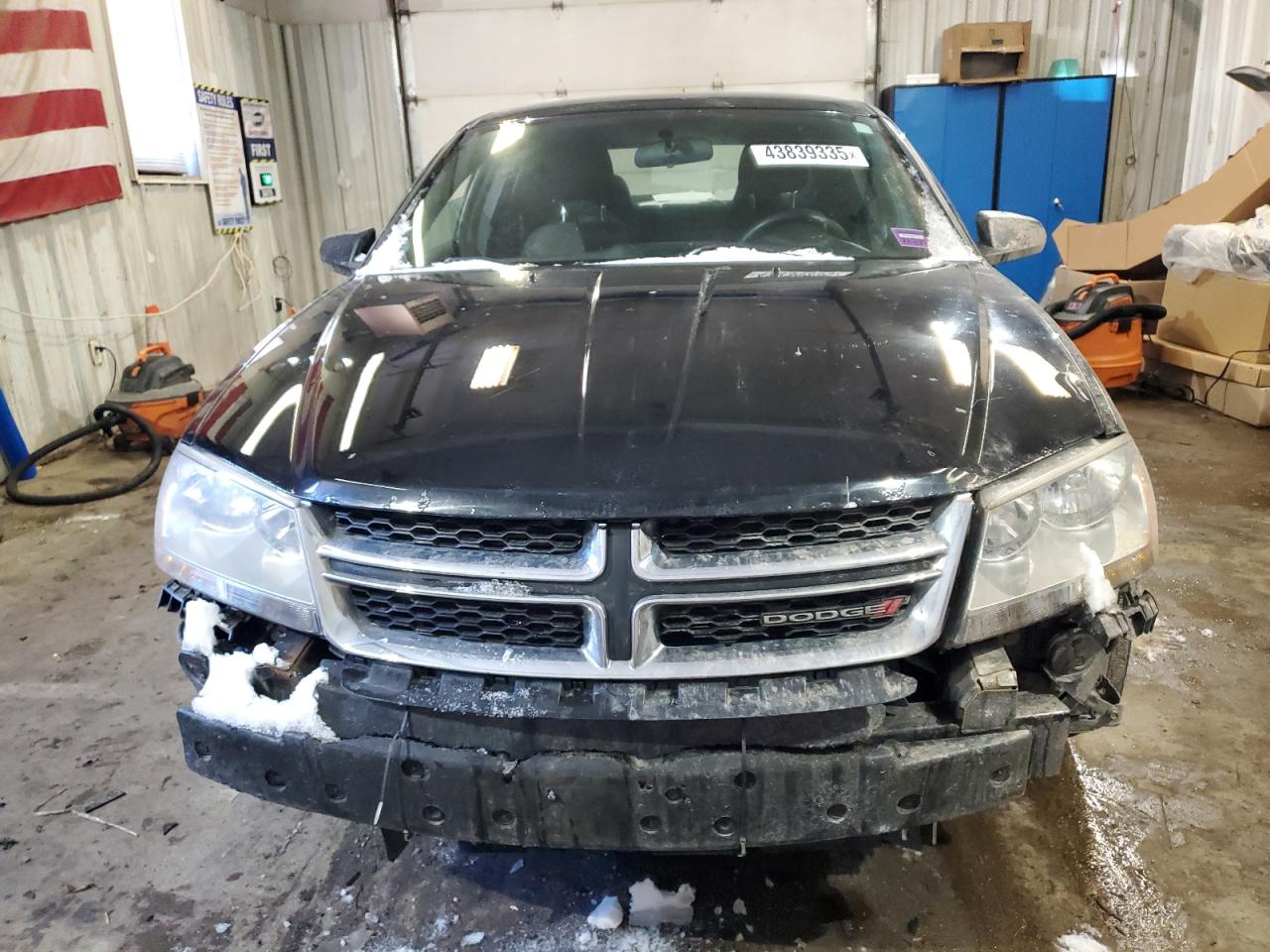 2013 Dodge Avenger VIN 1C3CDZAB2DN565868 Copart auction photo, front end / rear end damage thumbnail 5