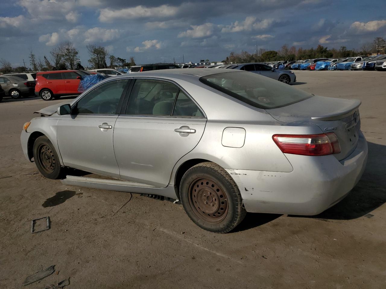 2007 Toyota Camry VIN 4T1BE46K07U726238 Copart auction photo, front end / rear end damage thumbnail 2