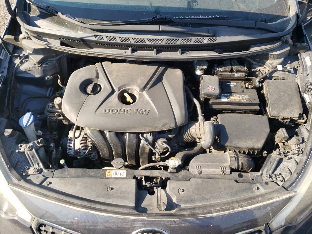 2015 KIA Forte VIN KNAFX4A64F5381148 Copart auction photo, vandalism damage thumbnail 11