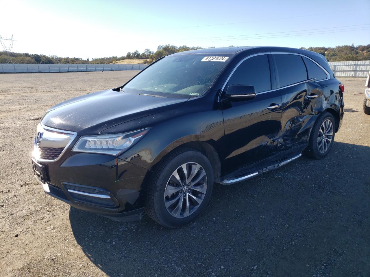 2015 Acura MDX VIN 5FRYD3H4XFB014514