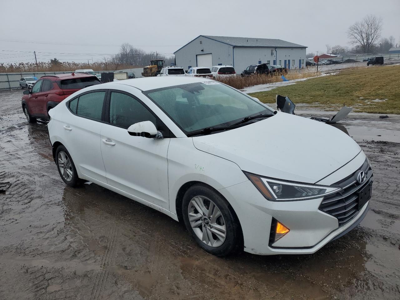 2020 Hyundai Elantra VIN 5NPD84LF9LH545879 Copart auction photo, rear end damage thumbnail 4