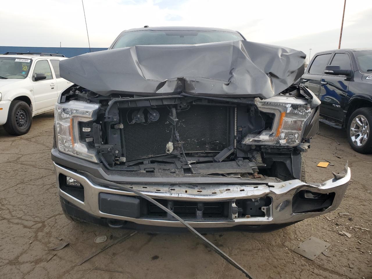 2018 Ford F-150 VIN 1FTEW1EP4JFA16054 Copart auction photo, front end damage thumbnail 5