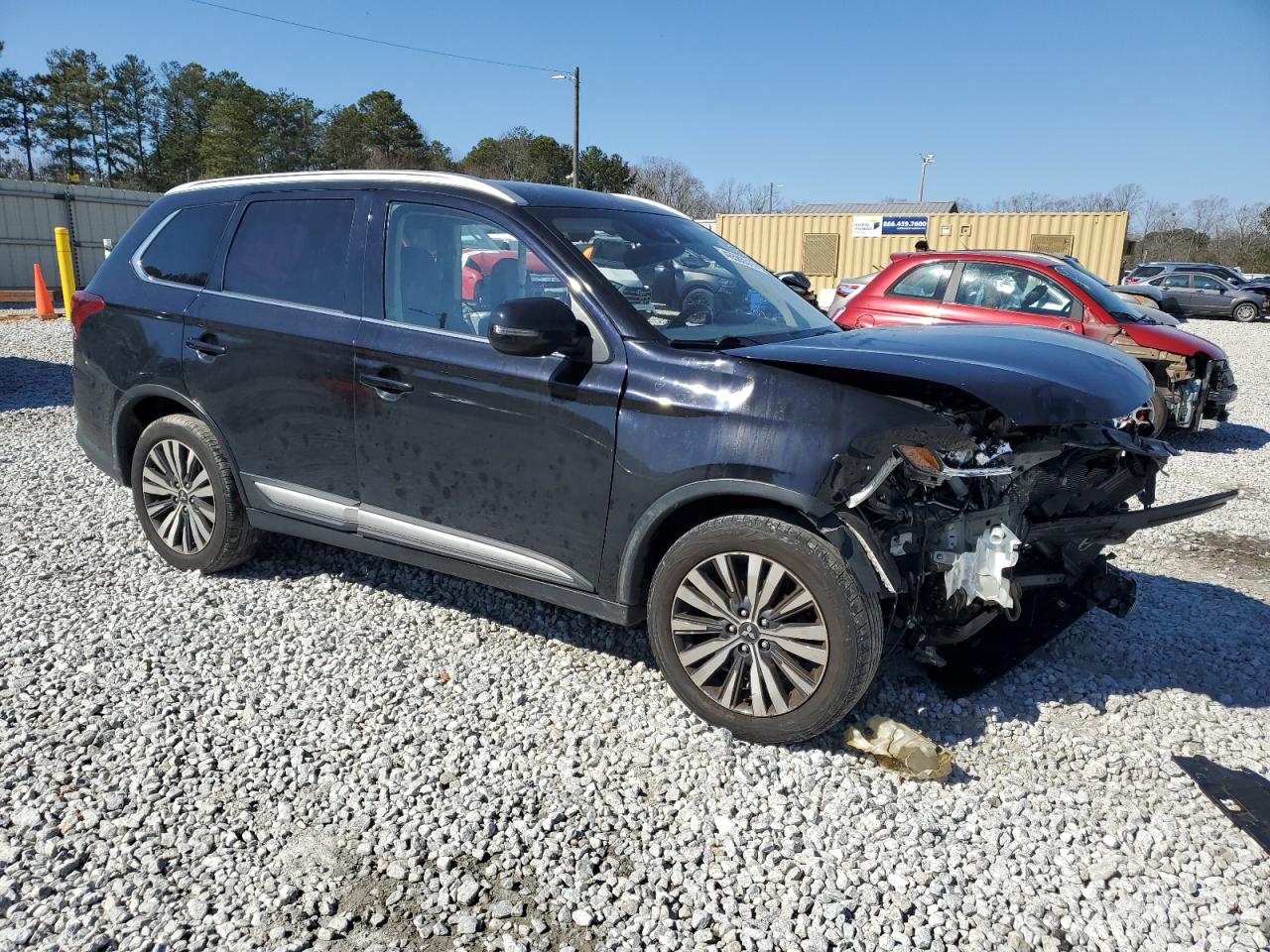2020 Mitsubishi Outlander VIN JA4AD3A39LZ043300 Copart auction photo, front end / side damage thumbnail 4