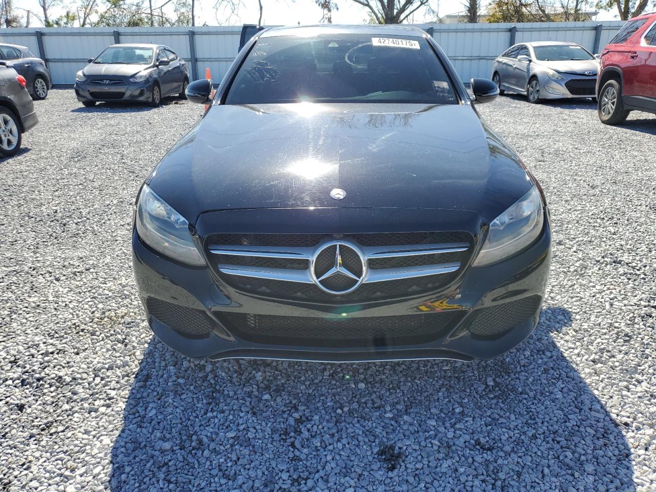 2017 Mercedes-Benz C-klasse VIN 55SWF4KB3HU204821 Copart auction photo, minor dent/scratches damage thumbnail 5
