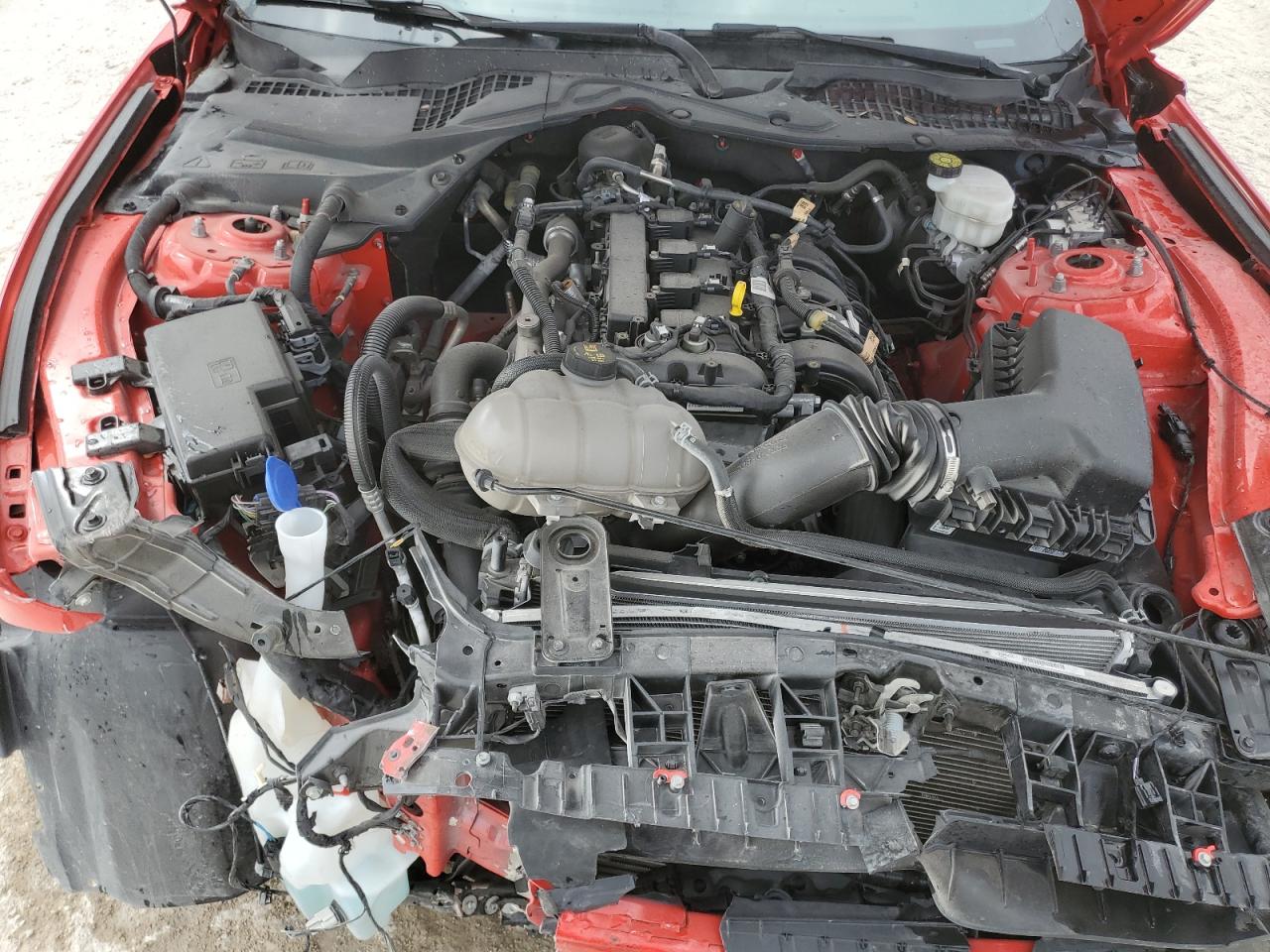 2022 Ford Mustang VIN 1FA6P8TH4N5100107 Copart auction photo, front end / minor dent/scratches damage thumbnail 11