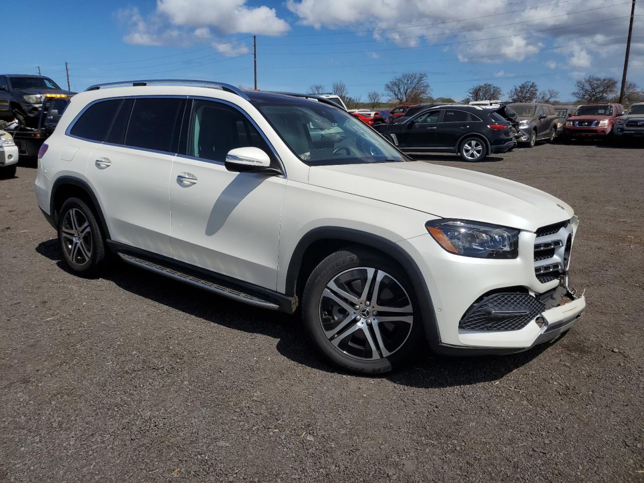 2020 Mercedes-Benz GLS-klasse VIN 4JGFF5KE1LA199777 Copart auction photo, front end damage thumbnail 4