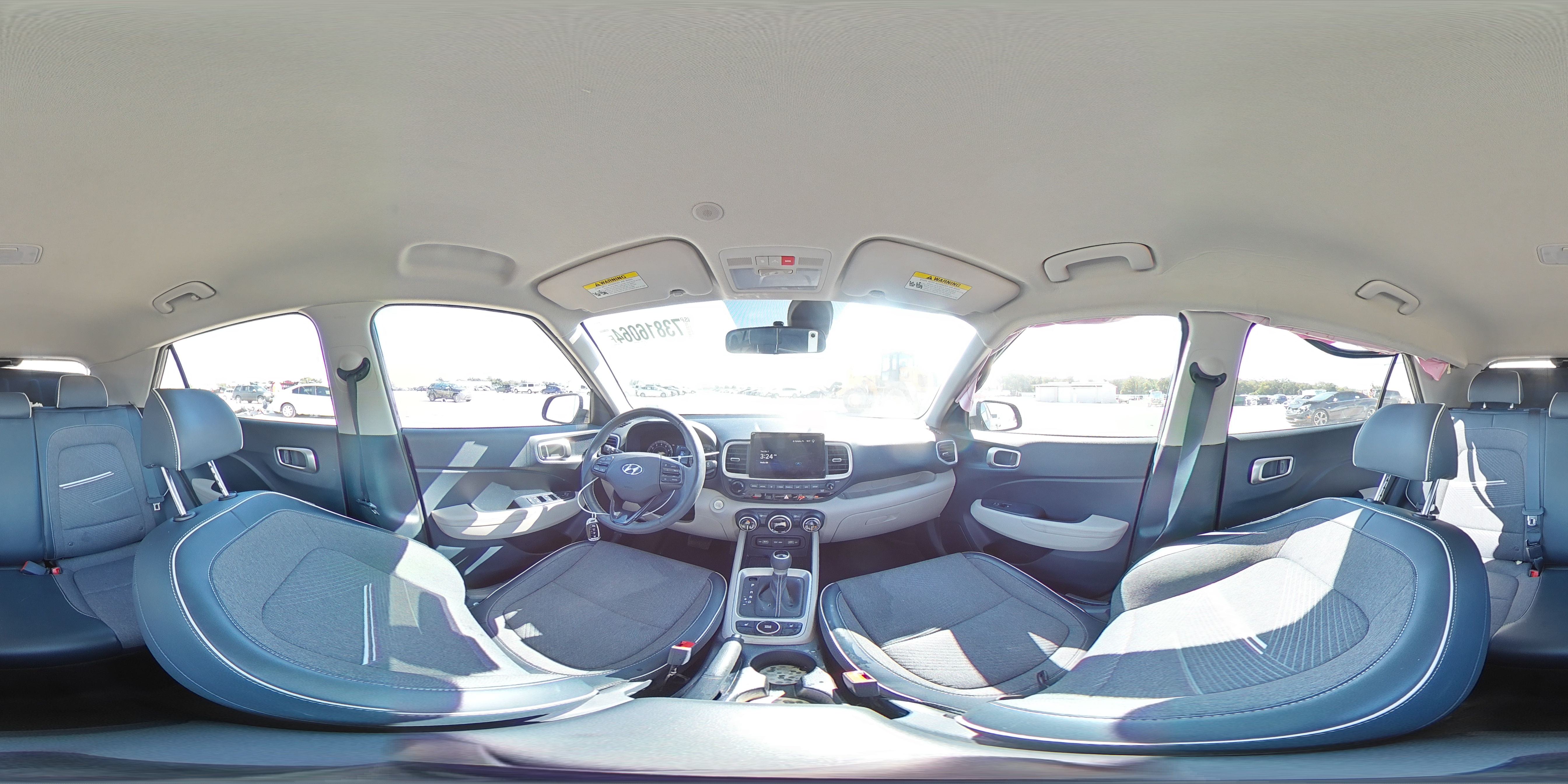 2022 Hyundai Venue VIN KMHRC8A32NU204297 Copart auction photo, rear end damage thumbnail 14