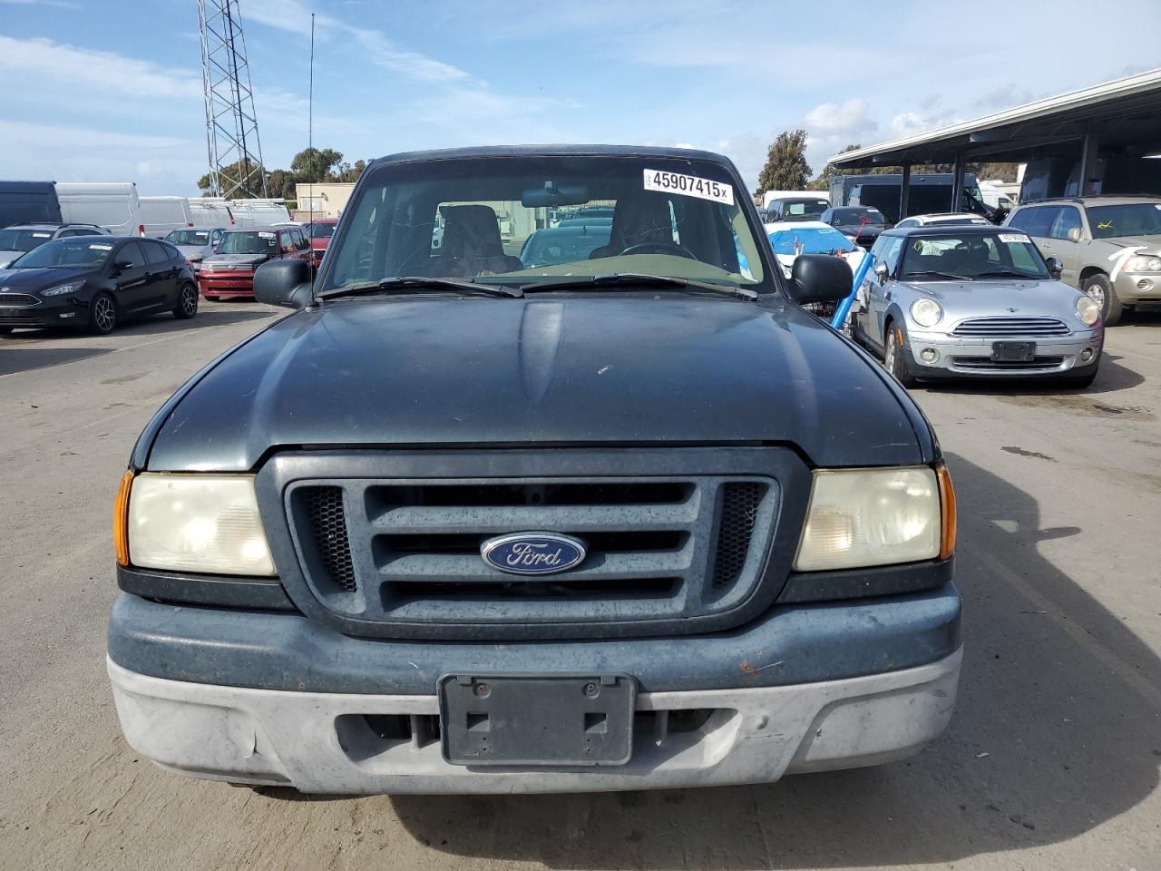 2005 Ford Ranger VIN 1FTYR14U75PA54003 Copart auction photo, side damage thumbnail 5