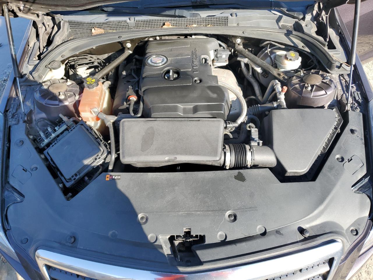 2014 Cadillac ATS VIN 1G6AA5RA8E0141600 Copart auction photo, side / rear end damage thumbnail 11