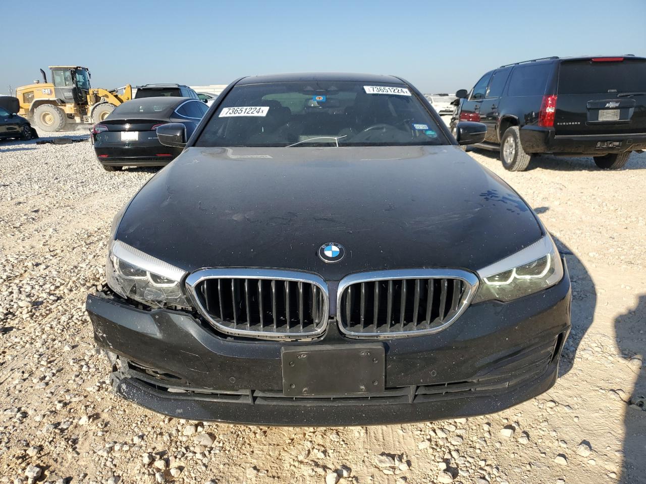 2020 BMW 5er VIN WBAJR3C0XLWW62870 Copart auction photo, front end / rear end damage thumbnail 5