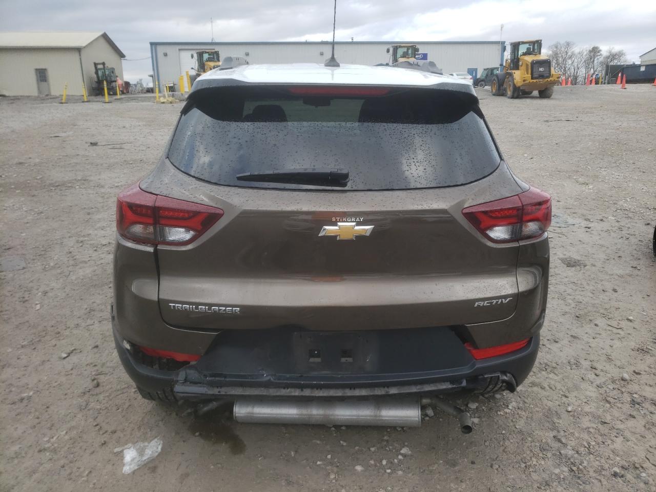 2022 Chevrolet TrailBlazer VIN KL79MVSL5NB019331 Copart auction photo, rear end / side damage thumbnail 6