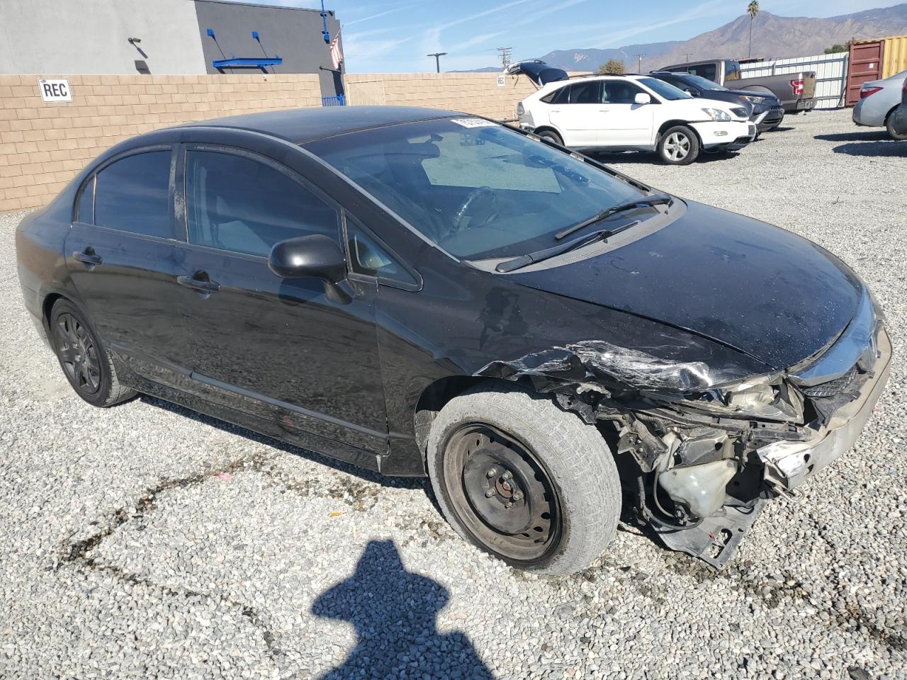 2009 Honda Civic VIN 19XFA165X9E022379 Copart auction photo, front end damage thumbnail 4
