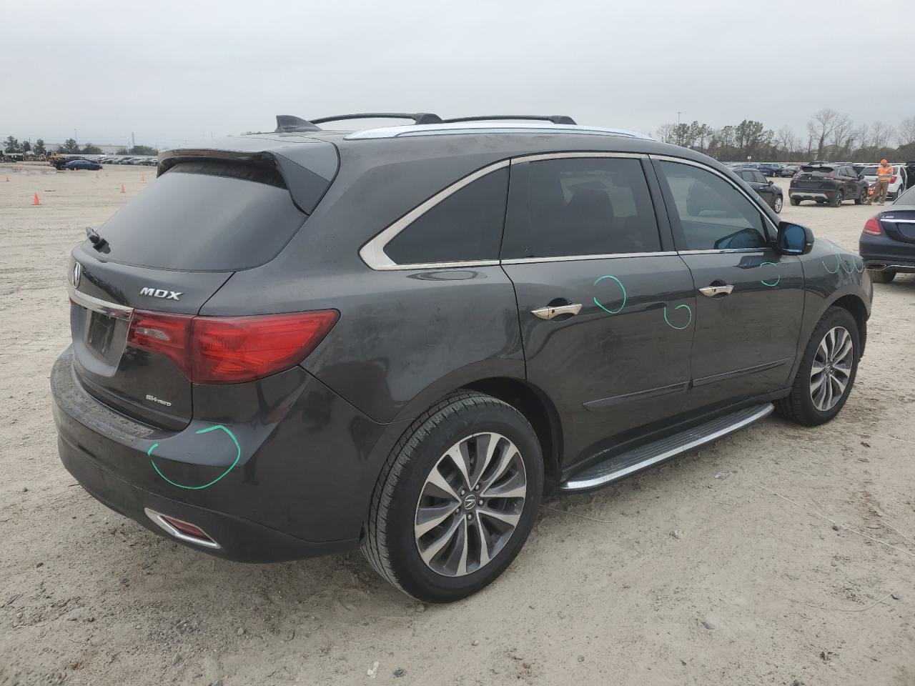2016 Acura MDX VIN 5FRYD4H44GB017674 Copart auction photo, burn - interior / minor dent/scratches damage thumbnail 3