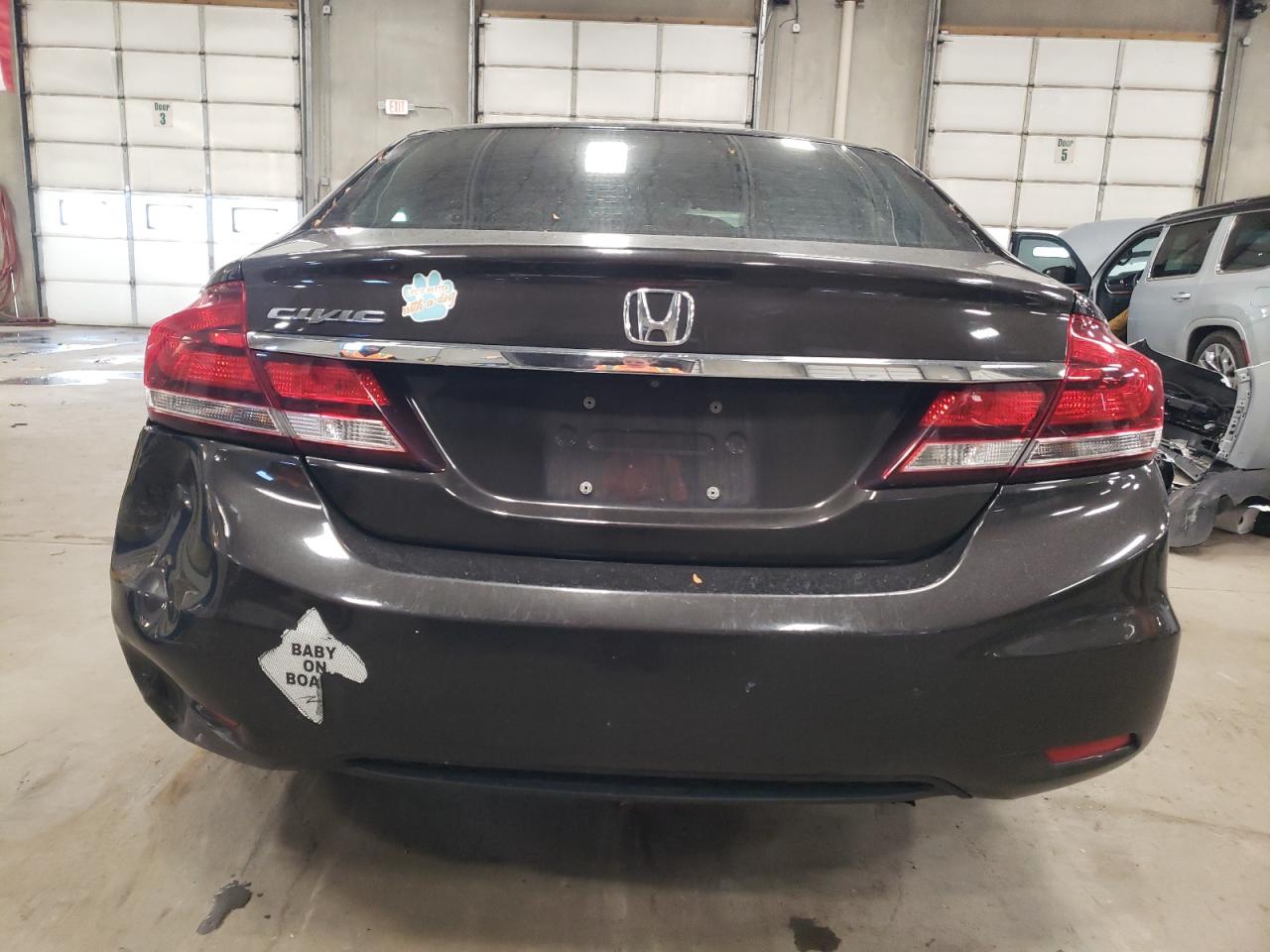 2014 Honda Civic VIN 2HGFB2F52EH557869 Copart auction photo, mechanical / all over damage thumbnail 6