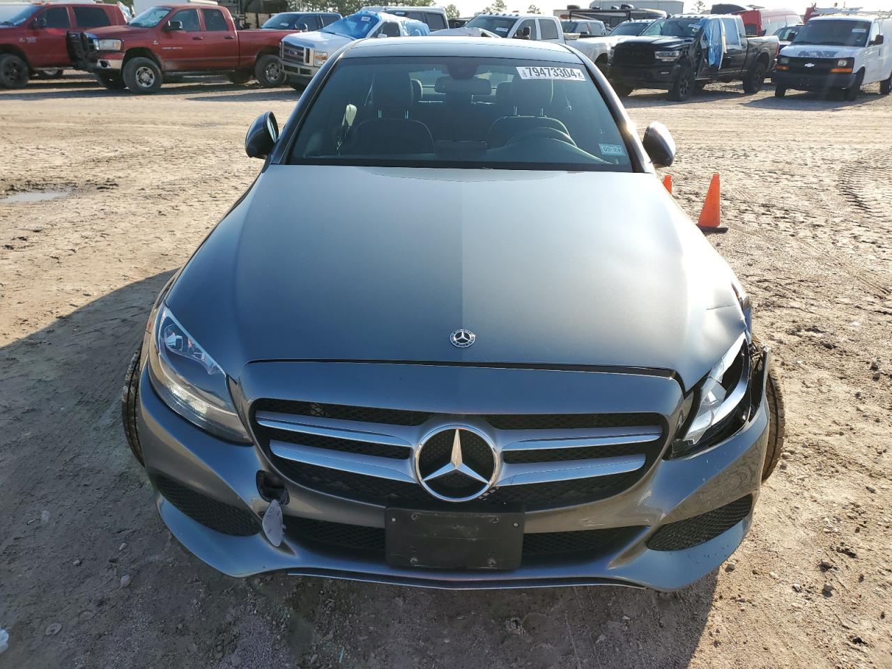 2018 Mercedes-Benz C-klasse VIN 55SWF4JB4JU248804 Copart auction photo, front end / rear end damage thumbnail 5
