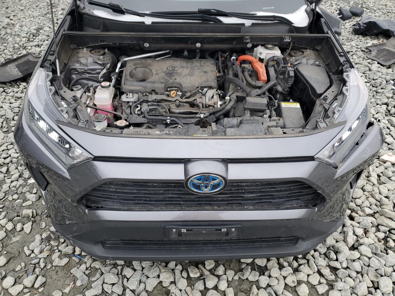 2021 Toyota RAV 4 VIN 4T3LWRFV8MU043375 Copart auction photo, front end / side damage thumbnail 13