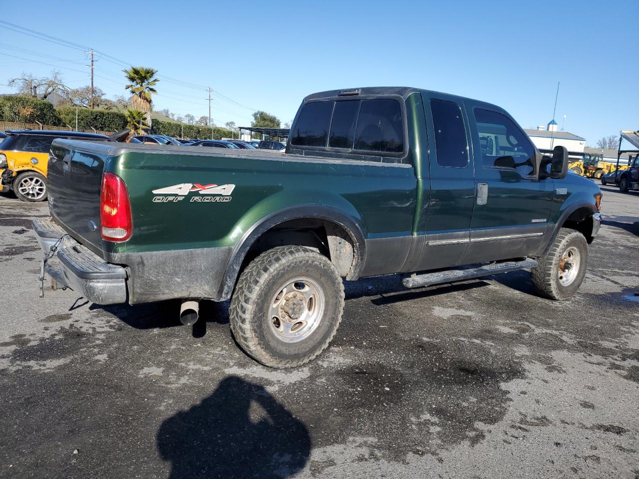 1999 Ford F250 VIN 1FTNX21F6XEE43931 Copart auction photo, mechanical / side damage thumbnail 3