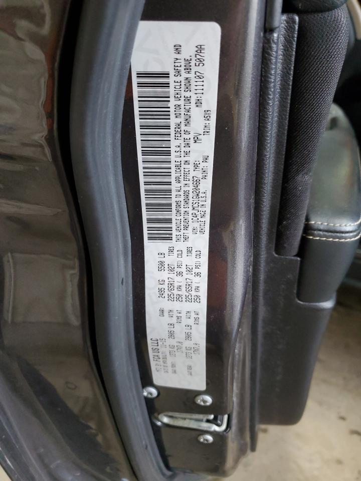 2016 Jeep Grand Cherokee VIN 1C4PJMCS1GW204667 Copart auction photo, front end damage thumbnail 13