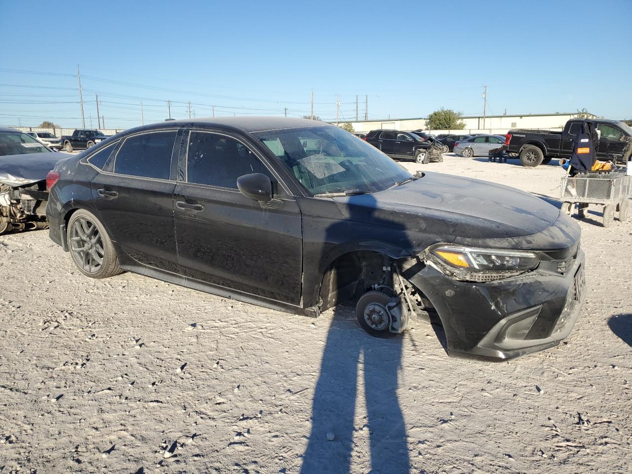2024 Honda Civic VIN 2HGFE2F59RH567182 Copart auction photo, front end damage thumbnail 4