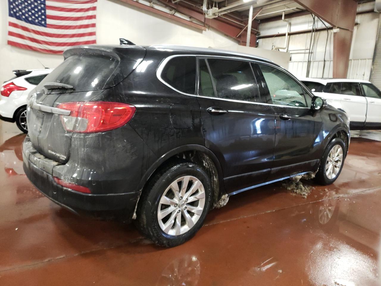 2017 Buick Envision VIN LRBFXDSAXHD045520 Copart auction photo, front end / side damage thumbnail 3