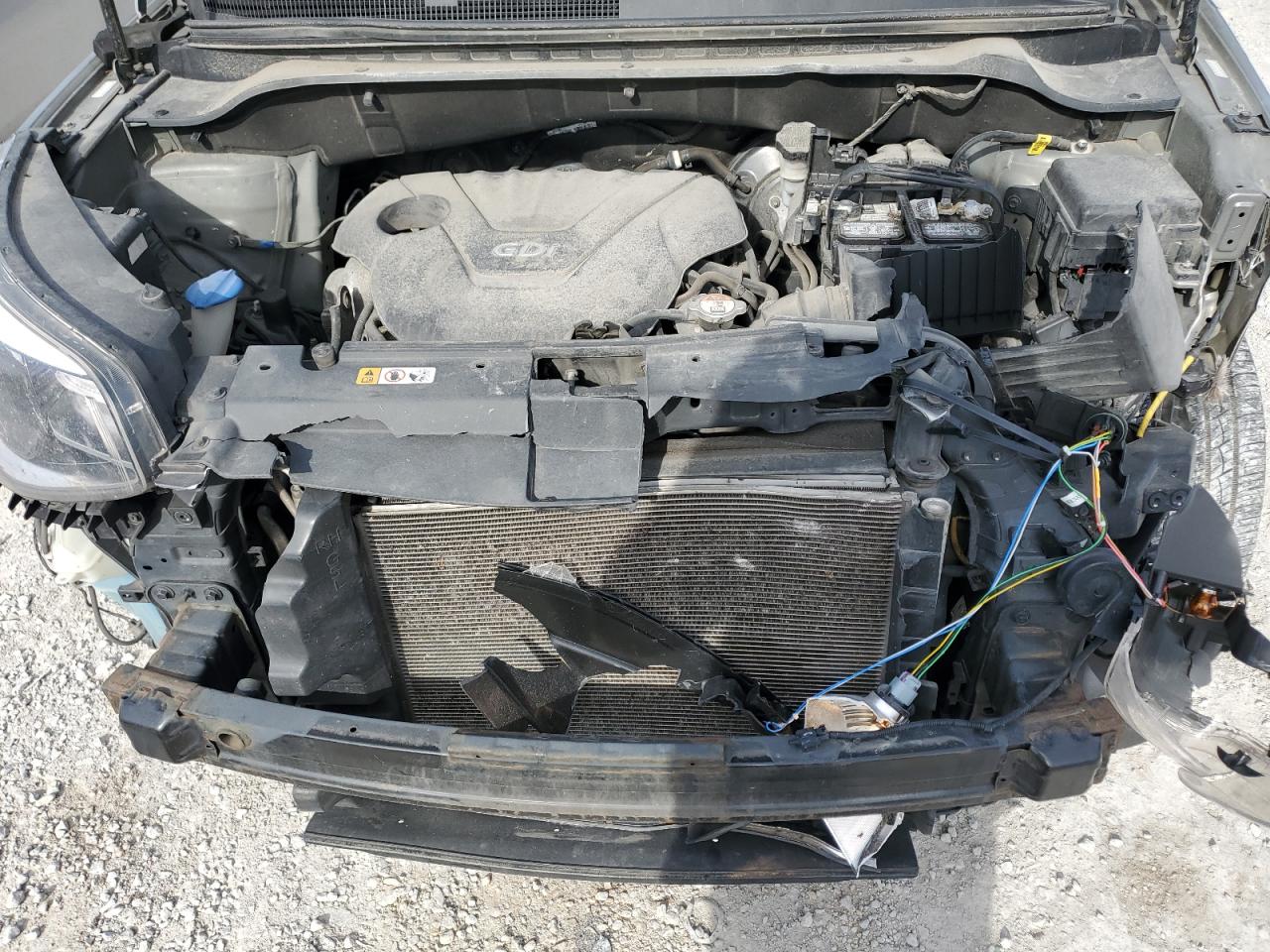 2016 KIA Soul VIN KNDJN2A28G7329841 Copart auction photo, front end damage thumbnail 11