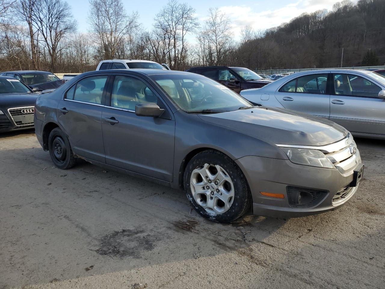 2011 Ford Fusion VIN 3FAHP0HA9BR346455 Copart auction photo, front end / side damage thumbnail 4
