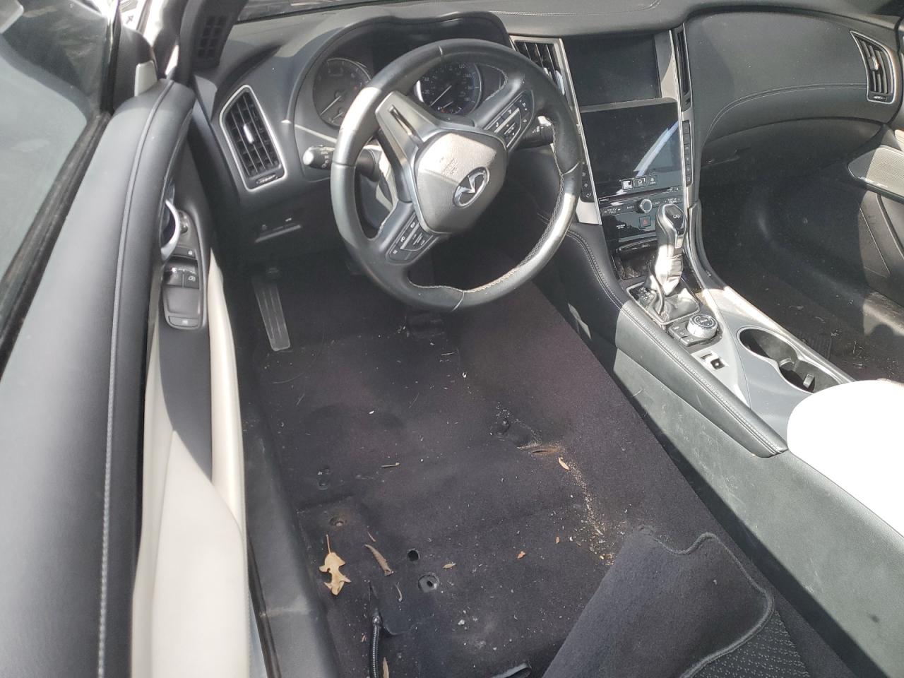 2019 Infiniti Q60 VIN JN1EV7EL4KM290924 Copart auction photo, stripped / vandalism damage thumbnail 8