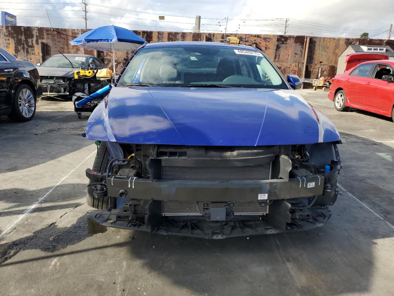 2022 Hyundai Elantra VIN KMHLP4AG2NU366243 Copart auction photo, stripped damage thumbnail 5