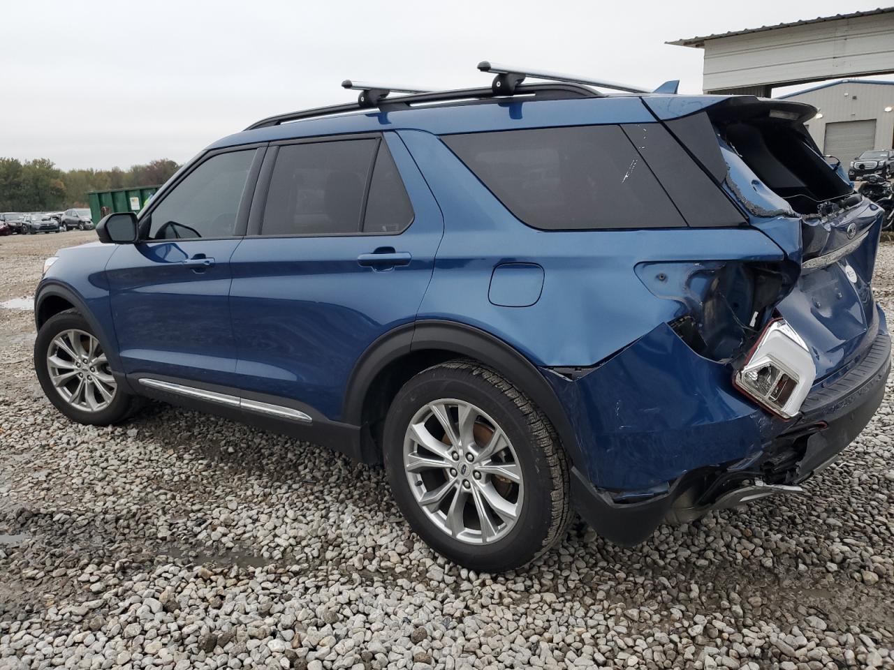 2020 Ford Explorer VIN 1FMSK7DH8LGD13106 Copart auction photo, rear end damage thumbnail 2