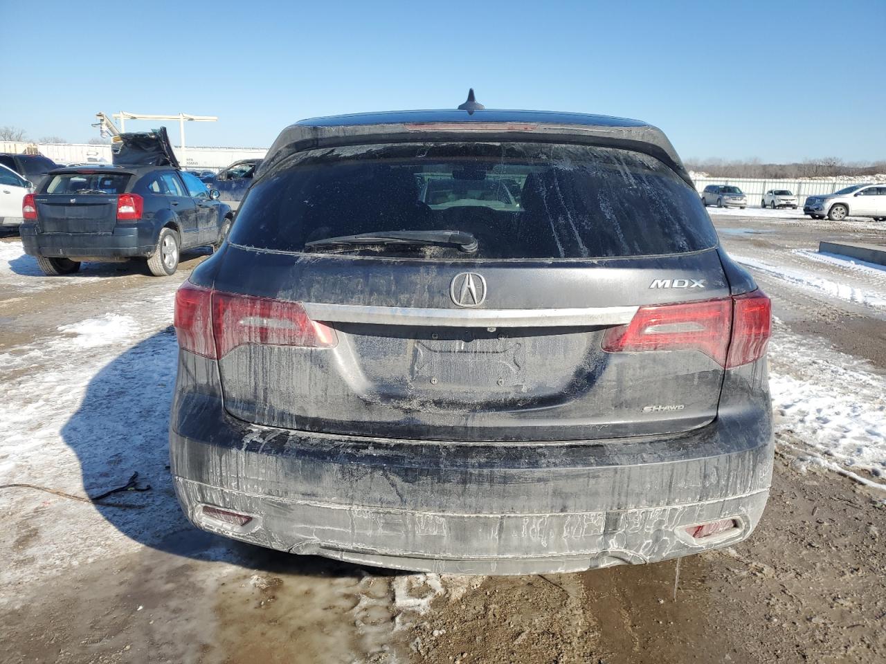 2016 Acura MDX VIN 5FRYD4H45GB051882 Copart auction photo, front end / mechanical damage thumbnail 6